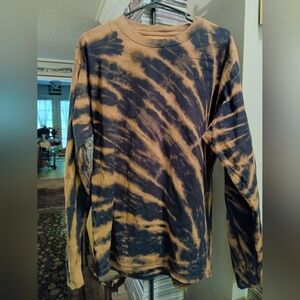 RevTie-Dye Long Sleeve Shirt‎ Womens L., mans Med.